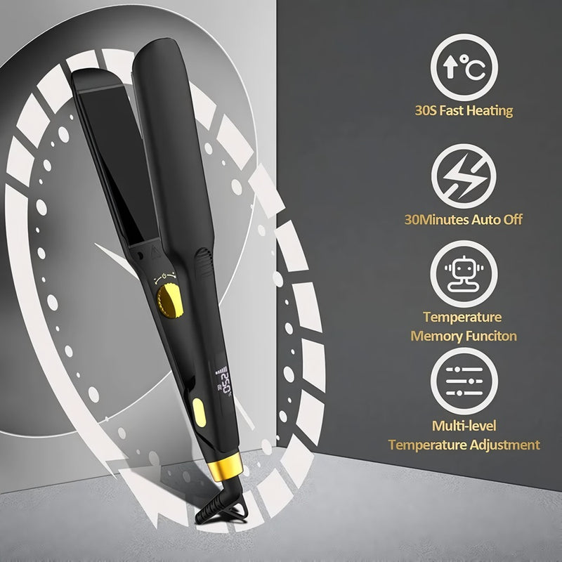 ceramic and titanium hair straightener, view 3 - MRSLM