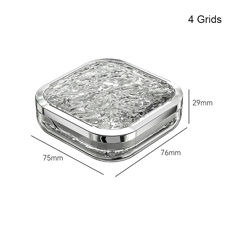travel mini portable pill box, view 2 - MRSLM