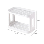 double-layer desktop storage rack, view 2 - MRSLM