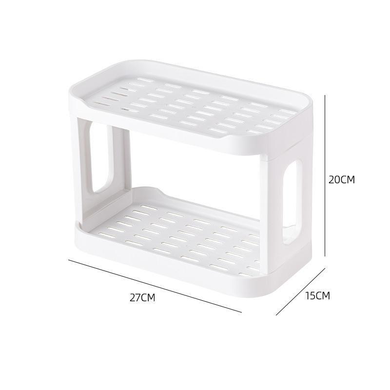 double-layer desktop storage rack, view 2 - MRSLM