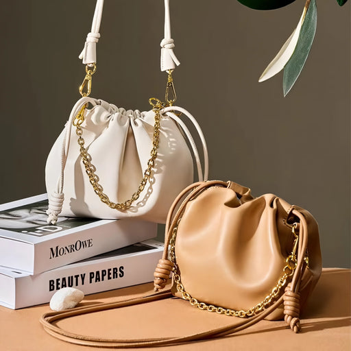 leather cloud chain handbag - MRSLM