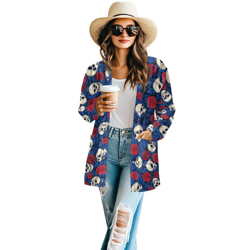 long sleeve cardigan jacket, view 13 - MRSLM