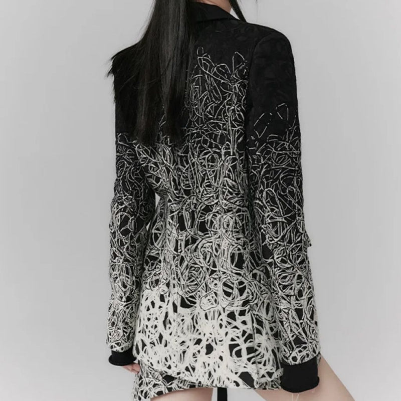 printed blazer, view 5 - MRSLM