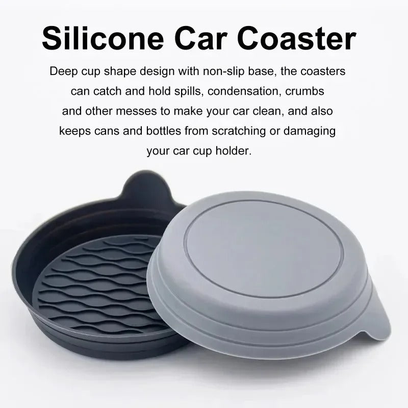 silicone car cup holder coaster, view 5 - MRSLM