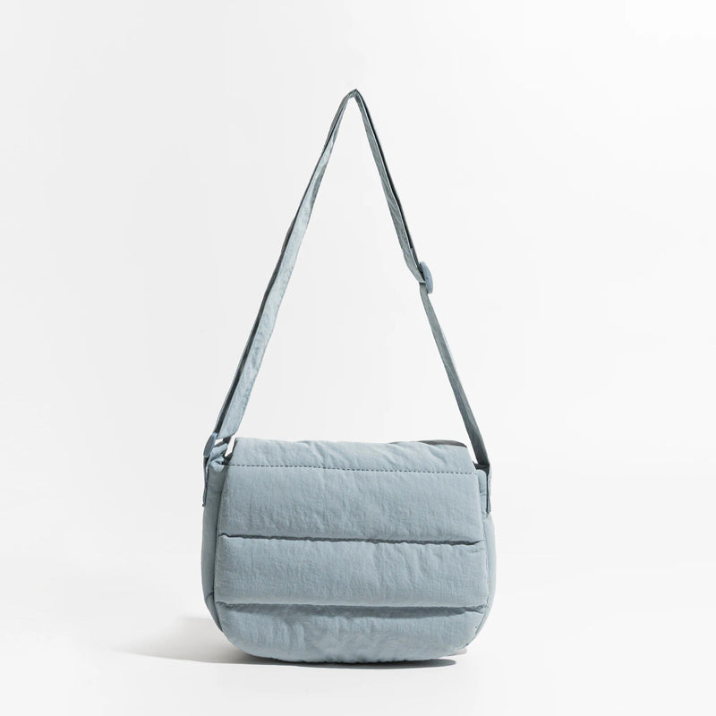 quilted nylon crossbody purse, view 5 - MRSLM