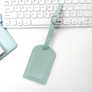 PU leather luggage tag, view 10 - MRSLM