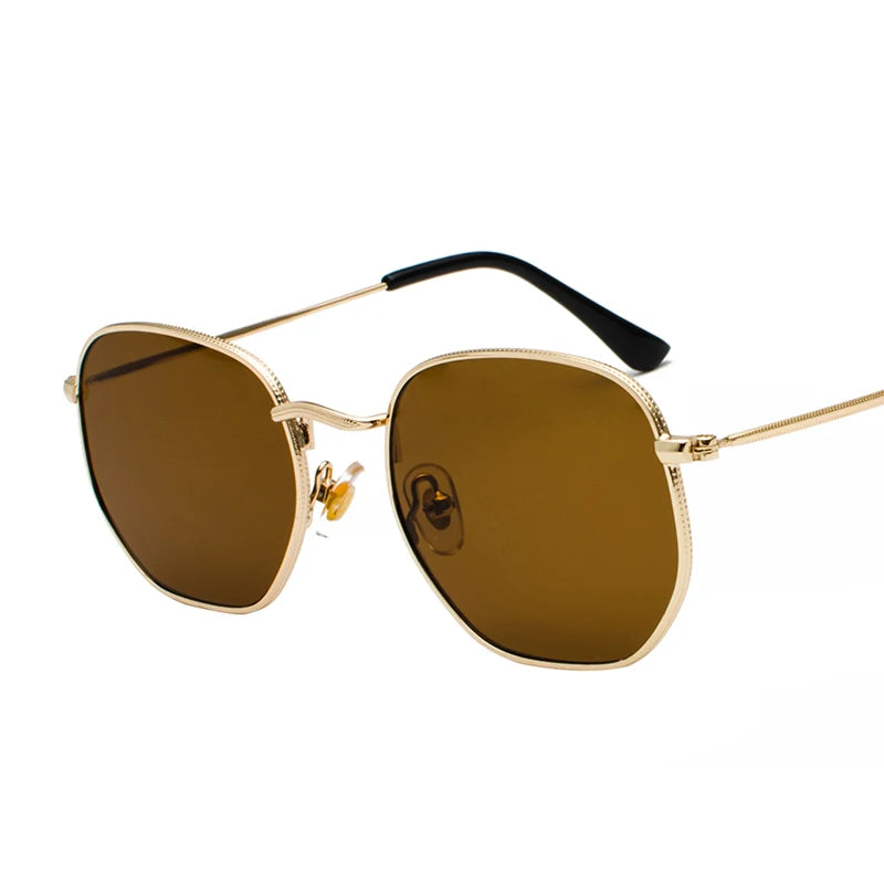 hexagon polarized vintage sunglasses, view 6 - MRSLM