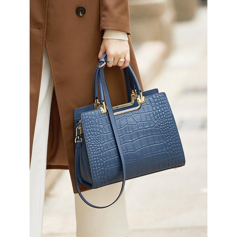 premium leather handcrafted shoulder bag, view 4 - MRSLM
