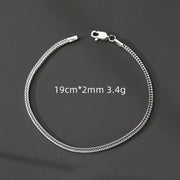 men's s925 silver chain bracelet, view 5 - MRSLM