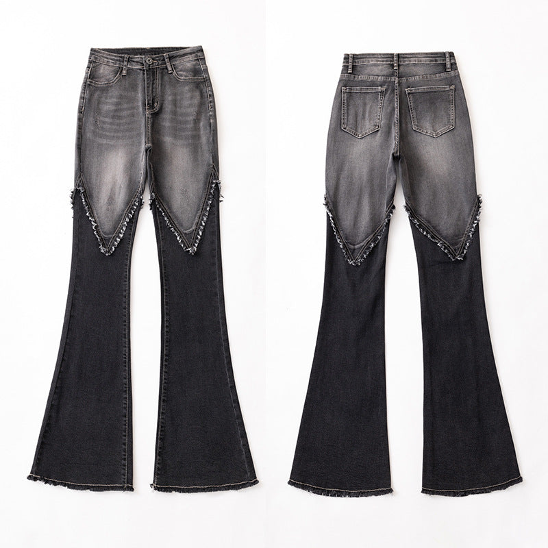 retro flared jeans, view 5 - MRSLM