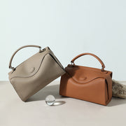 cowhide leather shoulder bag, view 9 - MRSLM
