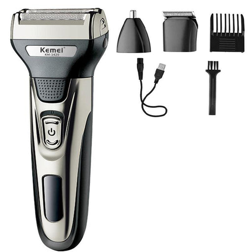 3-in-1 electric shaver and hair trimmer, view 3 - MRSLM