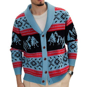 Retro jacquard knitted coat, view 5 - MRSLM
