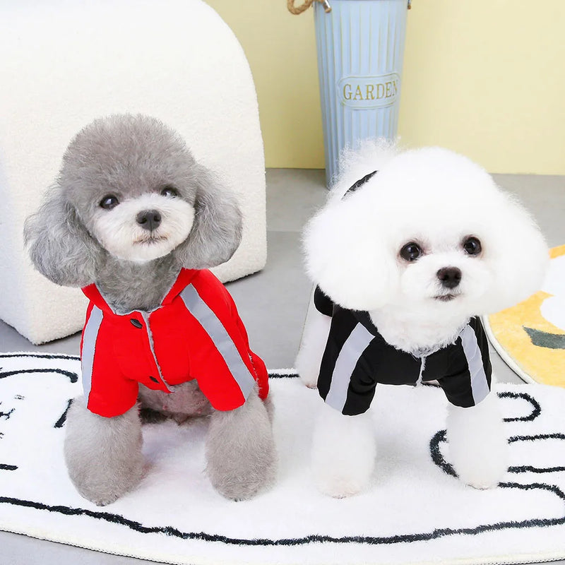 winter coat for small dogs and puppies, view 4 - MRSLM
