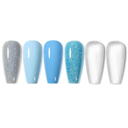 6pcs gel nail polish set, view 7 - MRSLM