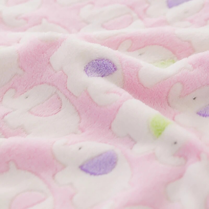 elephant baby blanket, view 9 - MRSLM