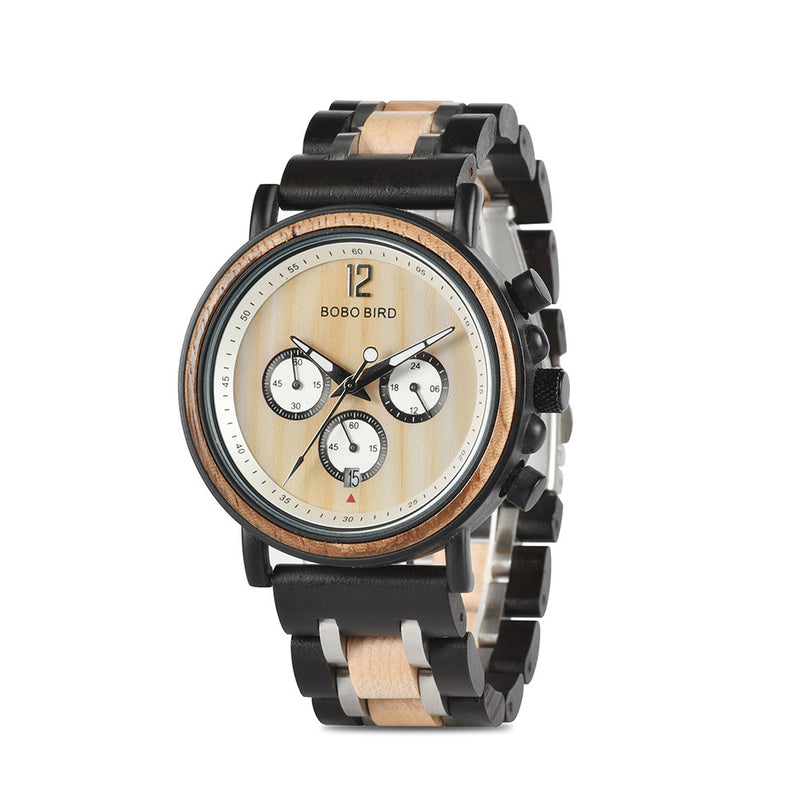 business wood case watch, view 14 - MRSLM