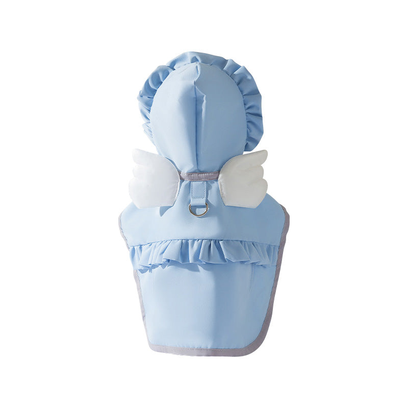 waterproof dog raincoat, view 2 - MRSLM