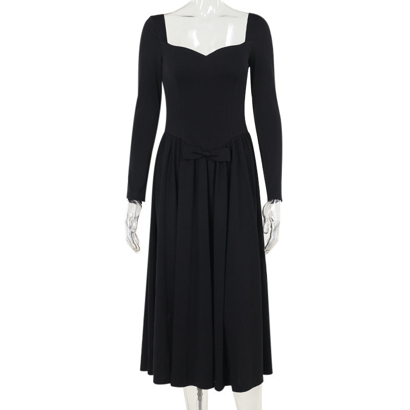 square collar dress, view 7 - MRSLM