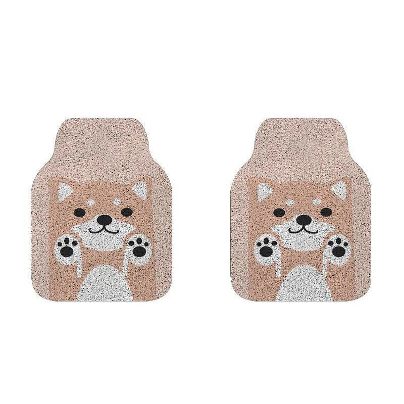 cartoon pattern waterproof car floor mats, view 13 - MRSLM