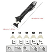 5-in-1 silicone sealant scraper set, view 7 - MRSLM