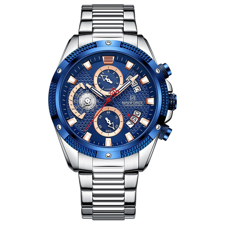 Trend Waterproof Multifunctional Quartz Watch With Large Dial