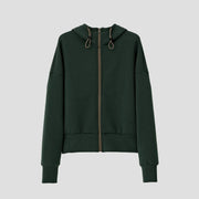 short hooded drawstring sweatshirt, view 2 - MRSLM
