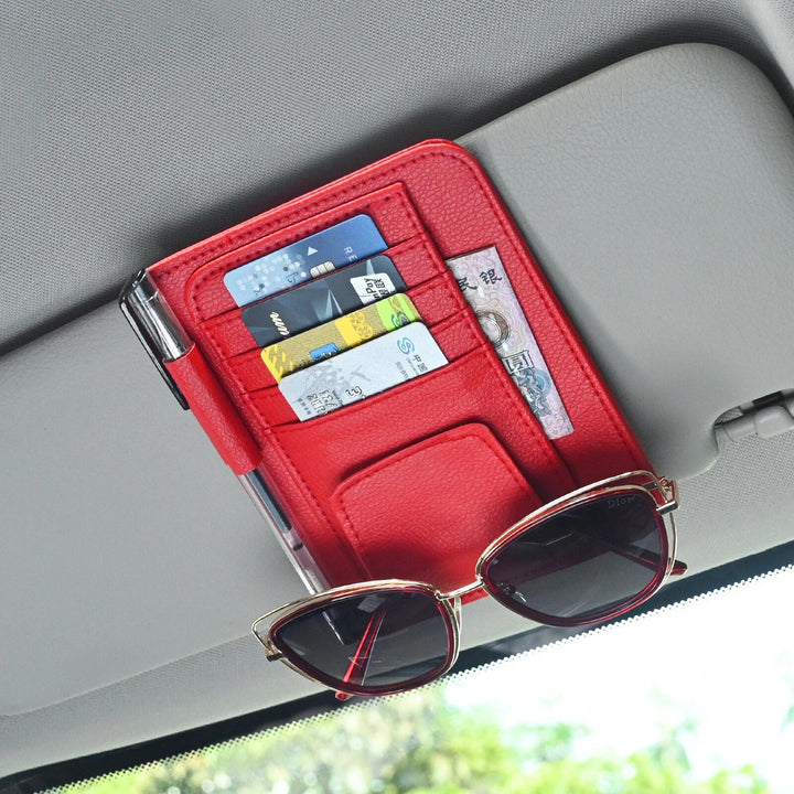 Car Interior Multi-Function Sun Visor Organizer