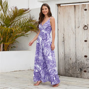 bohemian paisley print long dress, view 19 - MRSLM