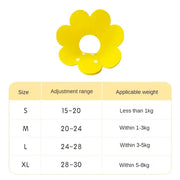 flower pet collar, view 8 - MRSLM