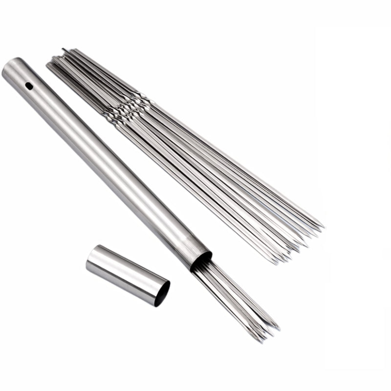 stainless steel BBQ skewers set - MRSLM