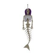 Halloween hanging mermaid bone pendant, view 7 - MRSLM