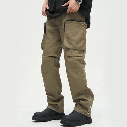 loose straight large pocket pants - MRSLM