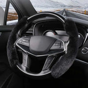 plush steering wheel cover, view 2 - MRSLM
