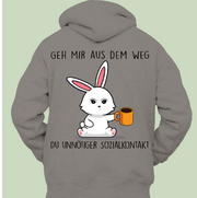 kitchen rabbit back print unisex hoodie, view 2 - MRSLM