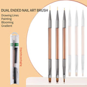 double head nail art brush, view 9 - MRSLM