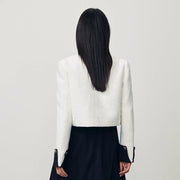 slim fit contrast color jacket, view 8 - MRSLM