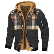 men's thick hooded jacket, view 9 - MRSLM