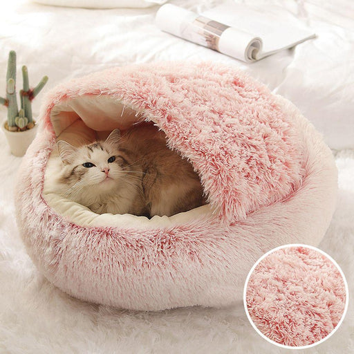 Plush cat bed, view 2 - MRSLM