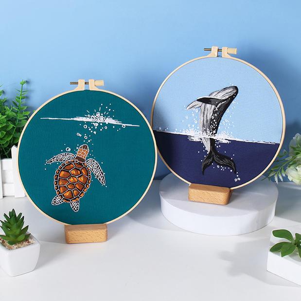 coastal embroidery starter kit, view 8 - MRSLM