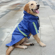 waterproof hooded dog raincoat, view 7 - MRSLM