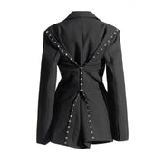 fashion womens camouflage blazer, view 2 - MRSLM