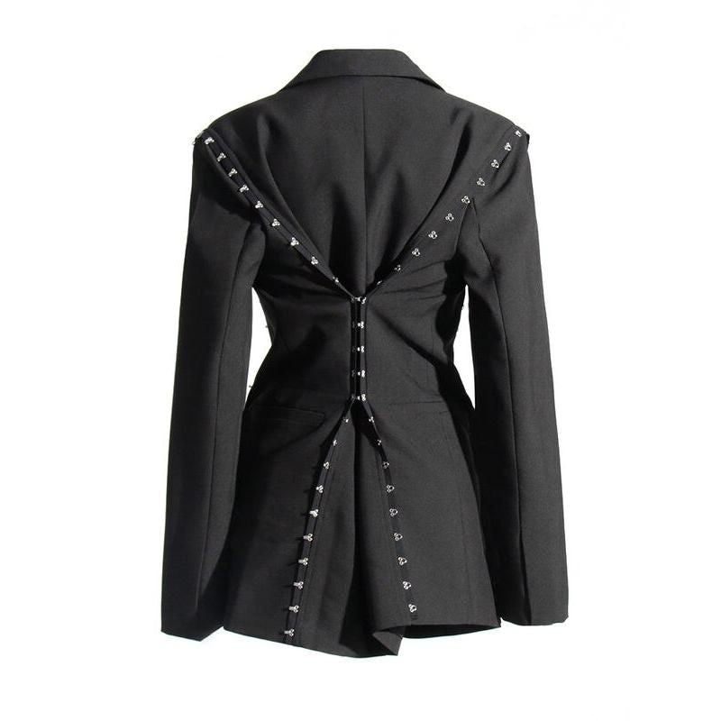 fashion womens camouflage blazer, view 2 - MRSLM