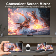 4k wifi6 portable home cinema projector, view 6 - MRSLM