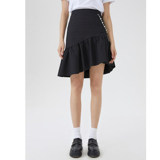 jacquard swallowtail half skirt shorts, view 2 - MRSLM