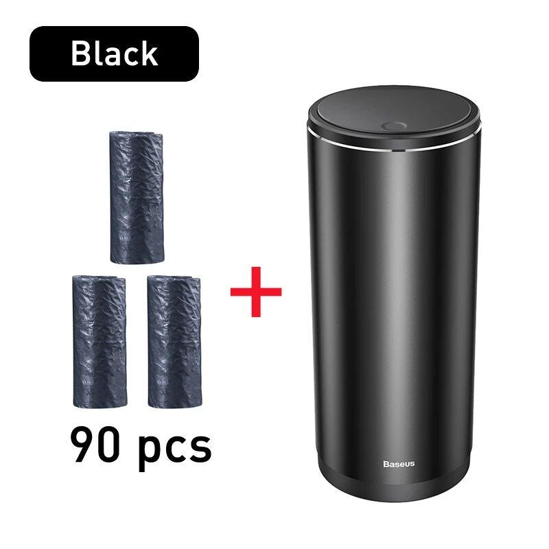 compact alloy car and office trash bin, view 2 - MRSLM