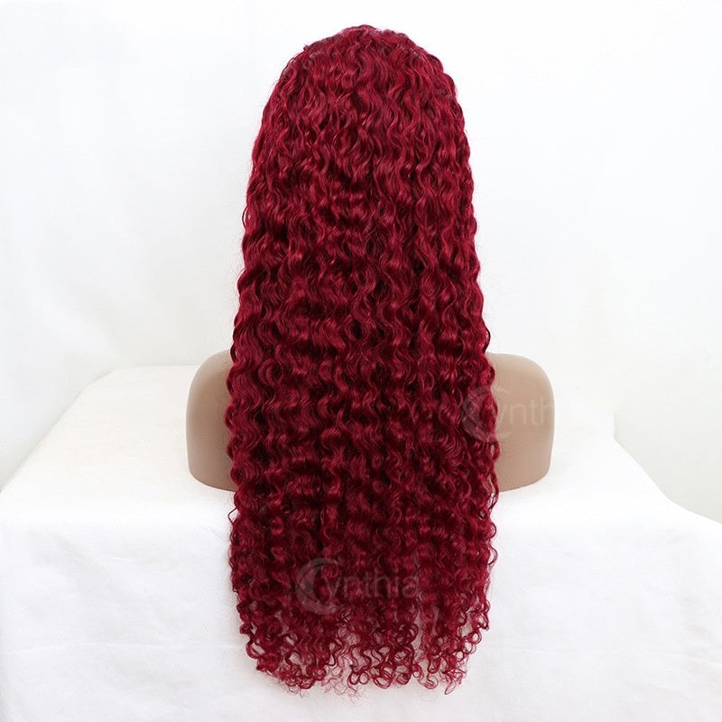 Lace head cap human hair wig, view 3 - MRSLM