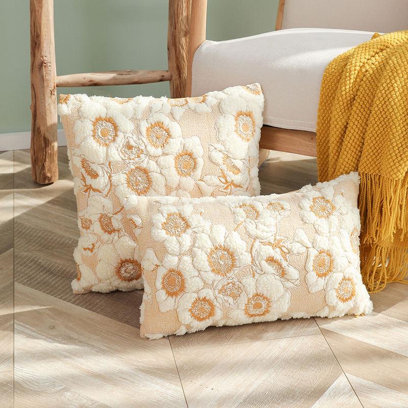 floral embroidered cushion cover - MRSLM