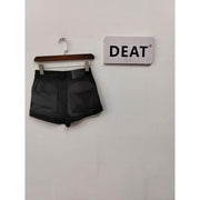 High-waist slim fit denim shorts, view 4 - MRSLM