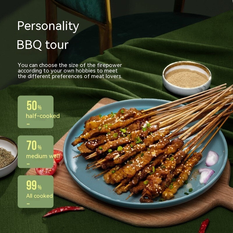 automatic smoke-free skewers machine, view 6 - MRSLM